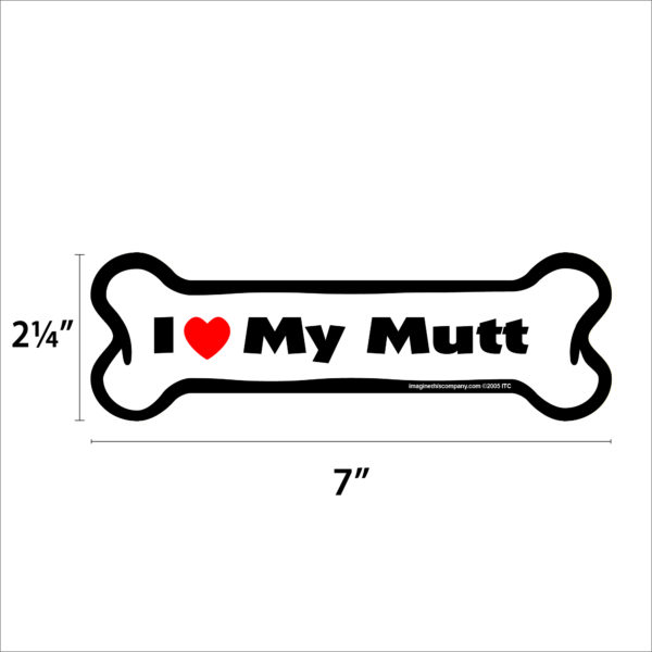 Mutt Bone Magnet - Image 2
