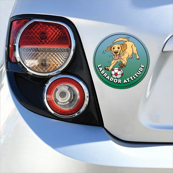 Labrador Attitude Circle Magnet - Image 3