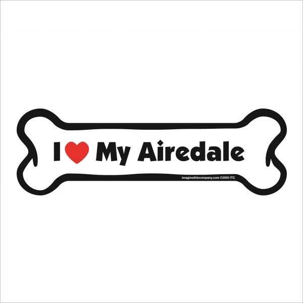 airedale bone magnet