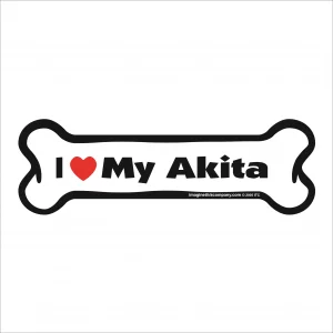 akita bone magnet