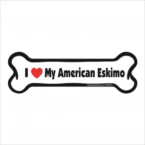american eskimo bone magnet