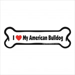 american bulldog bone magnet