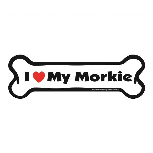 morkie bone magnet