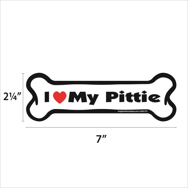 Pittie Bone Magnet - Image 2