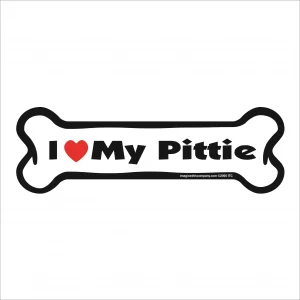 pittie bone magnet