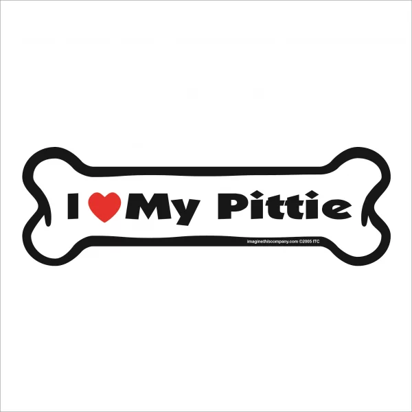 pittie bone magnet