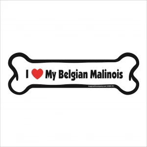 Belgian Malinois bone magnet