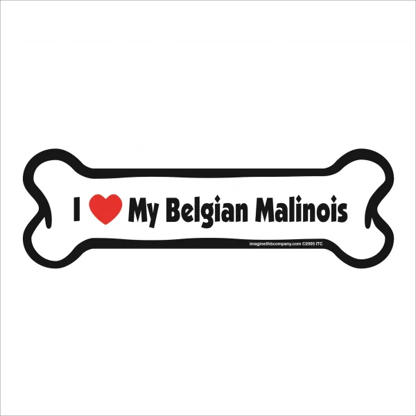 Belgian Malinois bone magnet