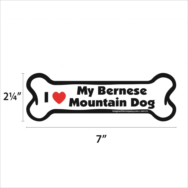 Bernese Mountain Dog Bone Magnet - Image 2