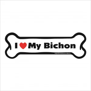 bichon bone magnet
