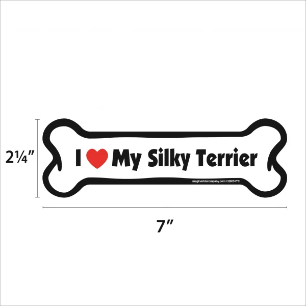 Silky Terrier Bone Magnet - Image 2