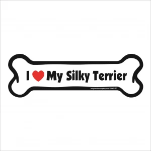 silky terrier bone magnet