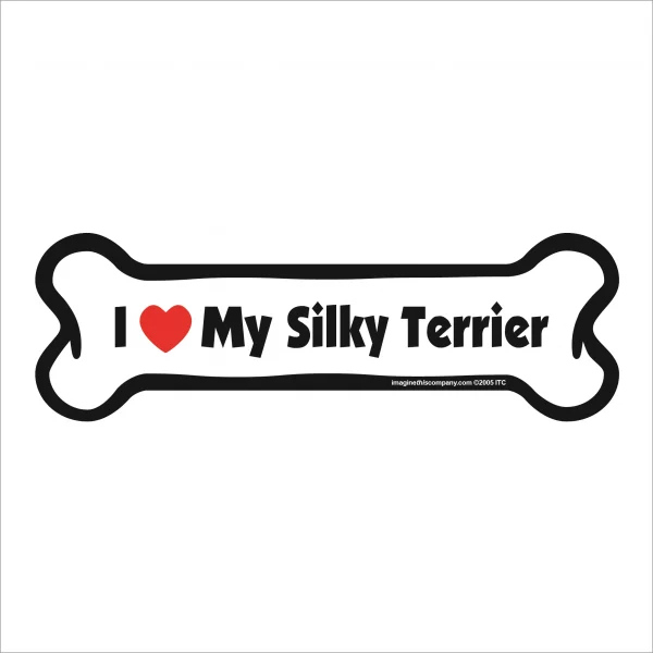 silky terrier bone magnet