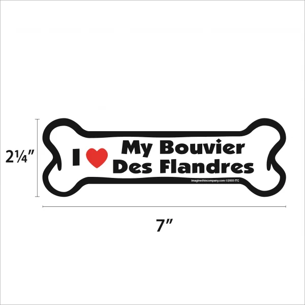 Bouvier Des Flandres Bone Magnet - Image 2