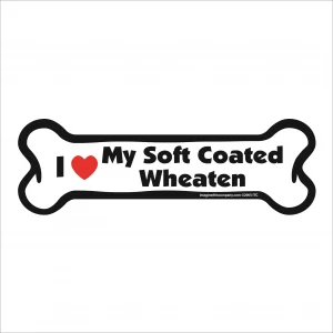 soft coated wheaten bone magnet