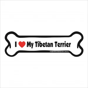 tibetan terrier bone magnet