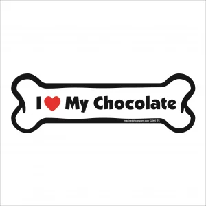 chocolate bone magnet