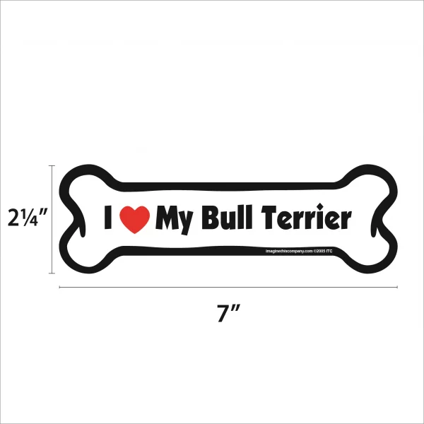 Bull Terrier Bone Magnet - Image 2