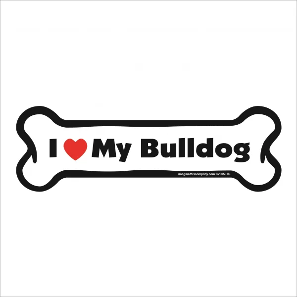 bulldog bone magnet
