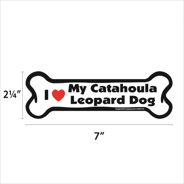 Catahoula Leopard Dog Bone Magnet - Image 2