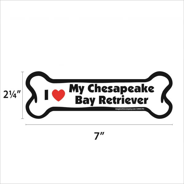 Chesepeake Bay Retriever Bone Magnet - Image 2