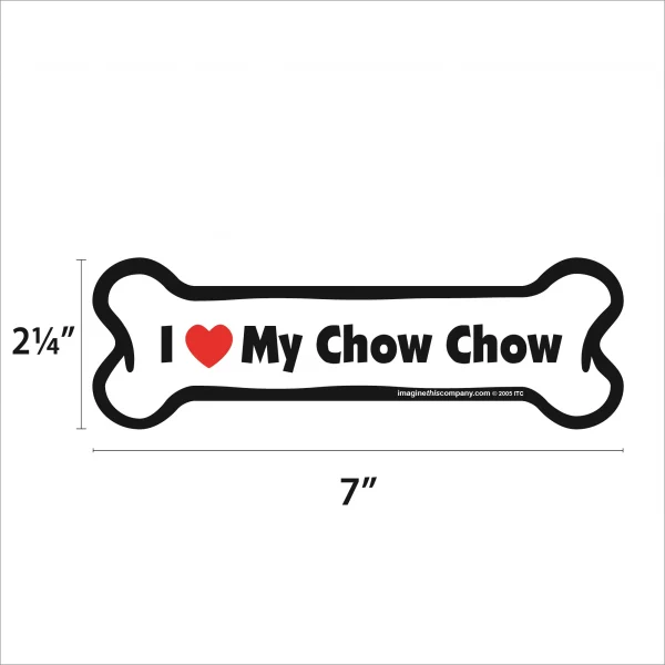 Chow Chow Bone Magnet - Image 2