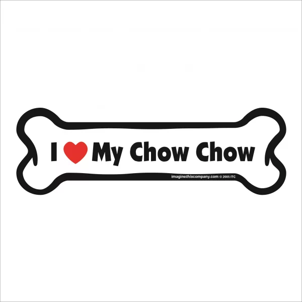 chow chow bone magnet