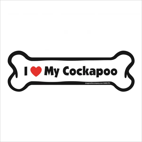 cockapoo bone magnet