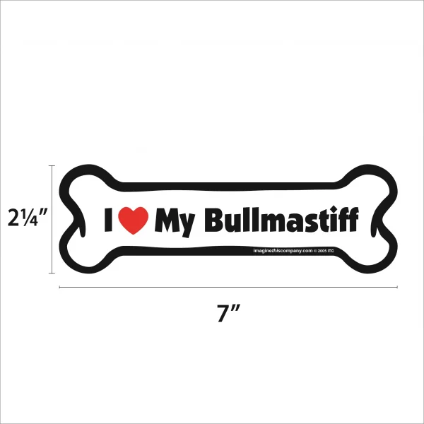Bullmastiff Bone Magnet - Image 2