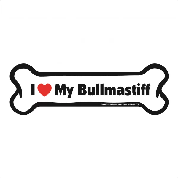 bullmastiff bone magnet