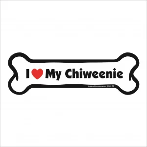 chiweenie bone magnet