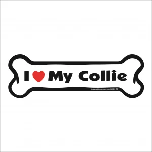collie bone magnet