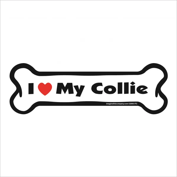 collie bone magnet