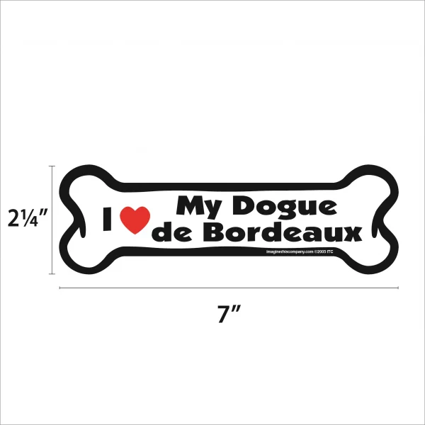 Dogue De Bordeaux Bone Magnet - Image 2