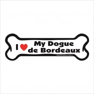 Dogue de Bordeaux bone magnet
