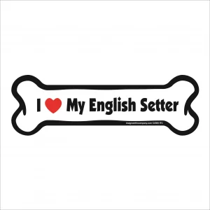 english setter bone magnet