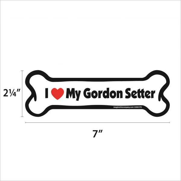 Gordon Setter Bone Magnet - Image 2