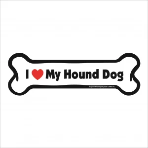 hound dog bone magnet