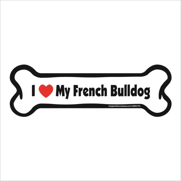 french bulldog bone magnet