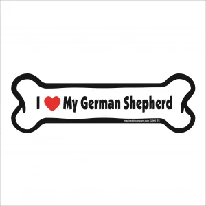 german shepherd bone magnet