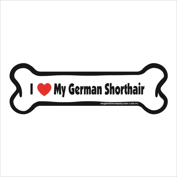 german shorthair bone magnet