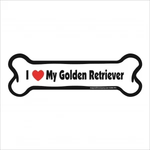 golden retriever bone magnet 