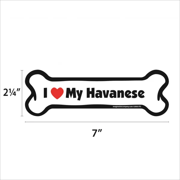 Havanese Bone Magnet - Image 2