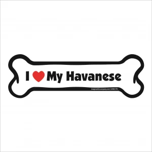 havanese bone magnet