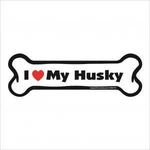 husky bone magnet
