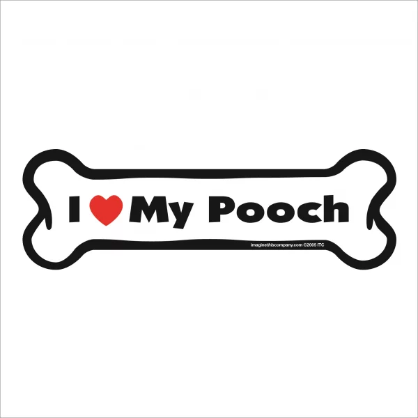 pooch bone magnet