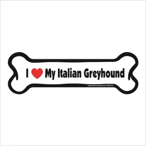 italian greyhound bone magnet