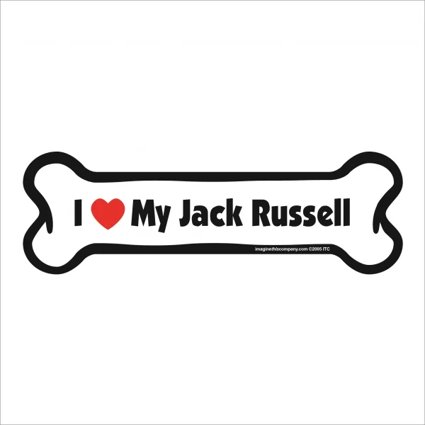 jack russell bone magnet