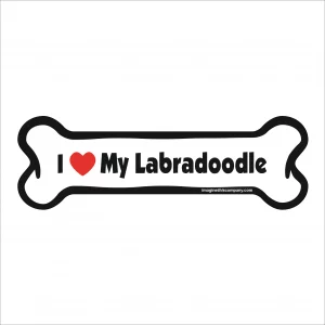 labradoodle bone magnet