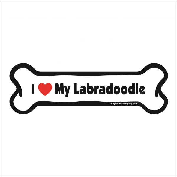 labradoodle bone magnet